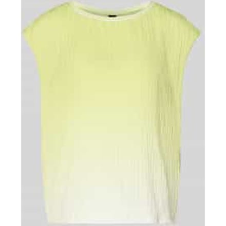 Blouse met structuurpatroon en ronde hals
