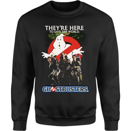 Ghostbusters Classic Poster Sweatshirt - Black - XS