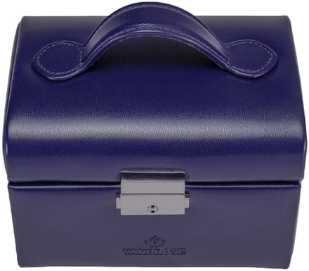 WINDROSE sieradendoos Merino Moda Jewelry Box Dark Blue donkerblauw