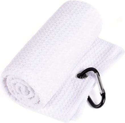 Livano Golf Handdoek - Golfhanddoek - Golf Accessoires - Towel - Comfortabel - Wit