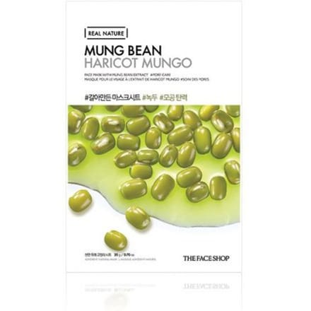 [PROMOTIE]THE FACE SHOP - Real Nature Face Mask - Mung Bean - 1stuk