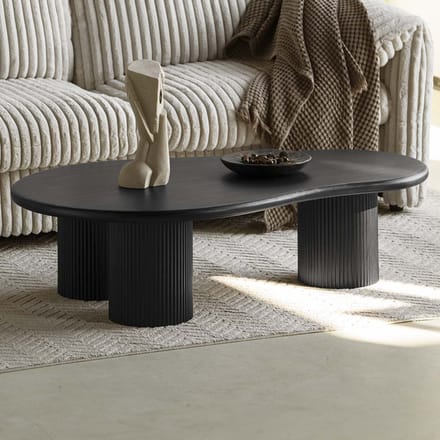 Milton & Oldbrook Salontafel 130 cm Tornio Zwart