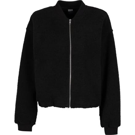 Urban Classics - Structured Bomber jacket - M - Zwart