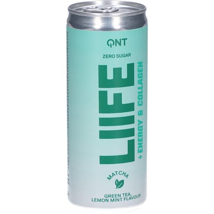QNT Liife Energy & Collagen Matcha Groene Thee Citroen-Munt 250 Drank