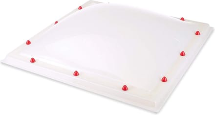 Skylux polycarbonaat lichtkoepel 3-wandig - heatstop 0700 x 0700 mm