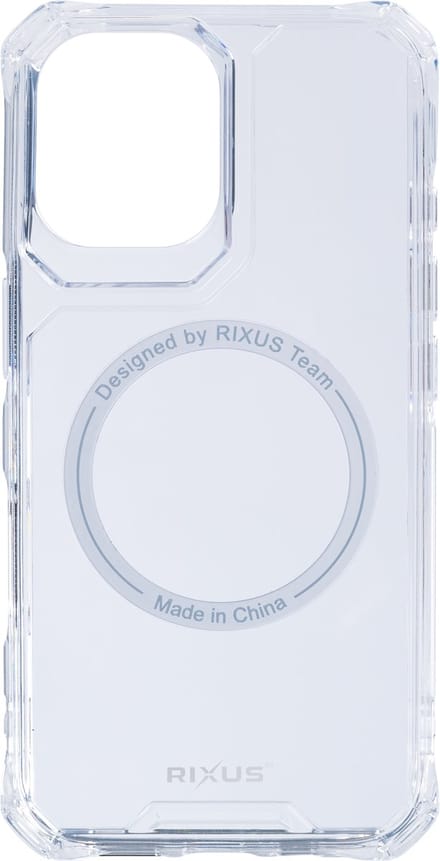 voor iPhone 16 Plus Armor-X Anti Shock Case met MagSafe Transparant