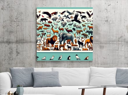 Kunstprint | Wanddecoratie | Dibond | 60 × 60 cm