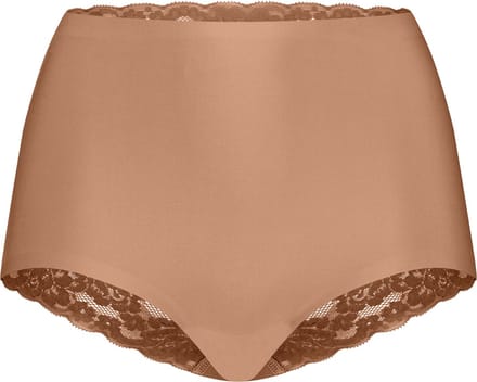Ten Cate Secrets high waist met kant hazelnut voor Dames | Maat XL