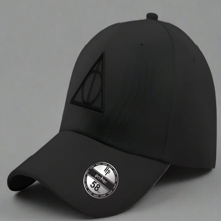 Casquette Harry Potter - DEATHLY HALLOWS BLACK LOGO