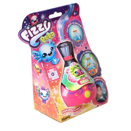 Fizzy Pets interactief diertje met licht en geluid 6 kleuren