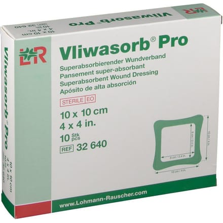 Vliwasorb Pro Absorberend Verband 10 x cm