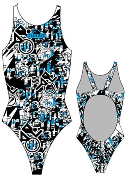 Turbo Multi Triahtlon Zwemkleding Zwart 2XL Vrouw