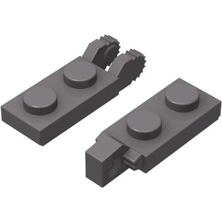 30 pièces Briques de construction 44302 44301 2429 2430 Charnière à cliquet de changement Brique Composants Techniques DO-IT-YOURSELF Pièces MOC Jouets Créatifs 73983 gray