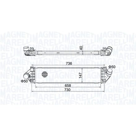 Intercooler MAGNETI MARELLI 351319204270