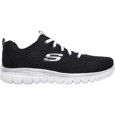 Skechers Sportschoenen Dames GRACEFUL-GET CONNECTED - 12615 BKW Black/White