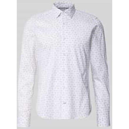 slim fit zakelijk hemd met kentkraag model 'Pio'