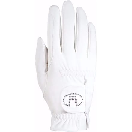 Roeckl - Rijhandschoen Lisboa Swarovski - White - Maat 6.5