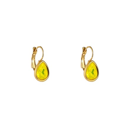 Go Dutch Label Oorhangers French Hook Drop Lemon