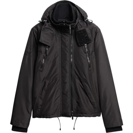 Solid Color Bomber Jacket with Zip Fastening and Four External Pockets