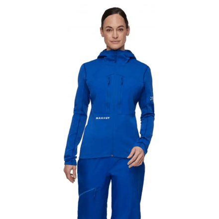 Mammut Eiger Nordwand Advanced ML Hooded Jacket Women (Maat - L, Kleur - Eiger Blue)