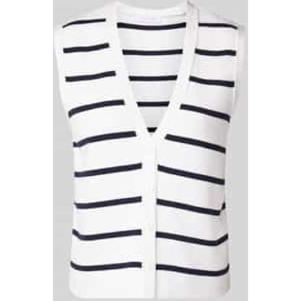 Gebreid gilet met V-hals