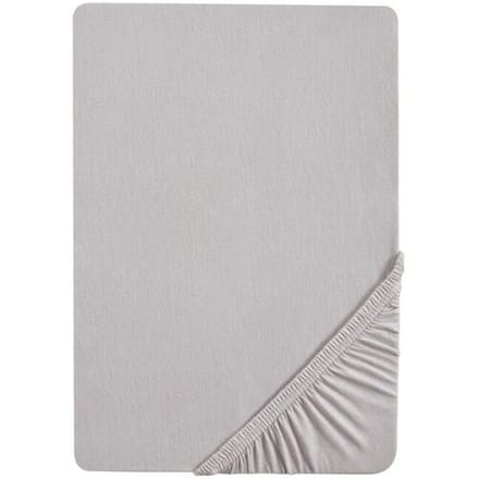 BIBERNA Jersey hoeslaken (Grijs, 90-100 x 200 cm)