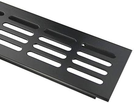 Aluminium Ventilatierooster met Achterflens - Diverse Afmetingen en Kleuren
