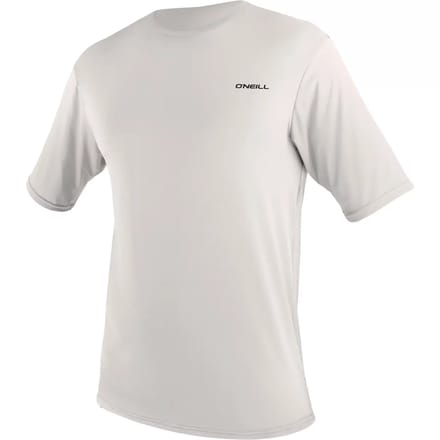 O´neill Wetsuits Basic Skins Sun Korte Mouw Rash Guard Wit S Man