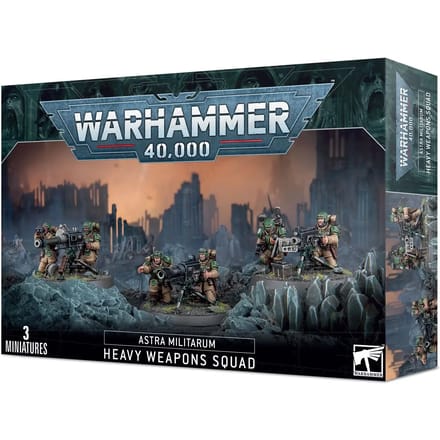 Figurine Games Workshop Warhammer 40k - Astra Militarum Cadian Heavy Weapon Squad (2023)