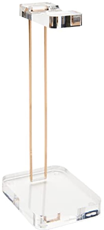 Acryl Hoofdtelefoon Stand met Gouden Hardware - Kantoor Accessoires