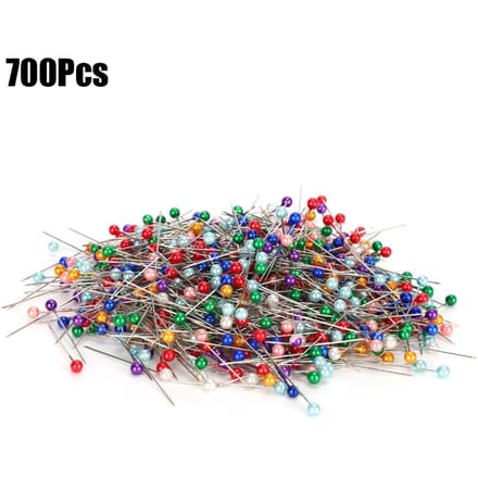 700 stuks kleur naaien parel pin ronde kop pin naaimachine positionering naald corsage pin gray