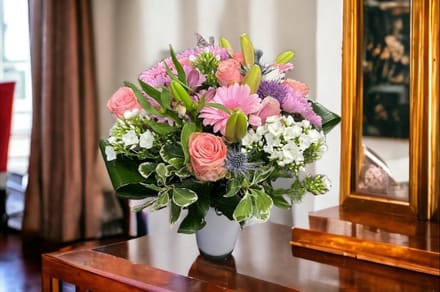 Excuus bloemen boeket roze Blush