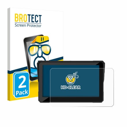 BROTECT - Screenprotector voor Carpuride W702S Pro 7" - Folie Beschermfolie transparant 2 Stuks