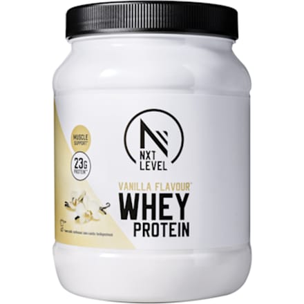 NXT Level® Whey Protein Powder - Eiwitpoeder met BCAA - Proteïne Poeder - Eiwitten - Voor Eiwit Shake - 17 Eiwitshakes - Vanille 500g
