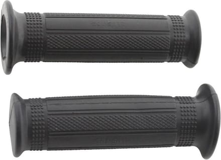 paar zwarte handvatten lusito mini targa road voor bromfiets bromfiets mbk