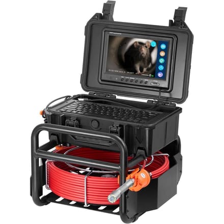 Rioolcamera 165 ft/50m Zelfnivellerende Afvoercamera met 512Hz Zender