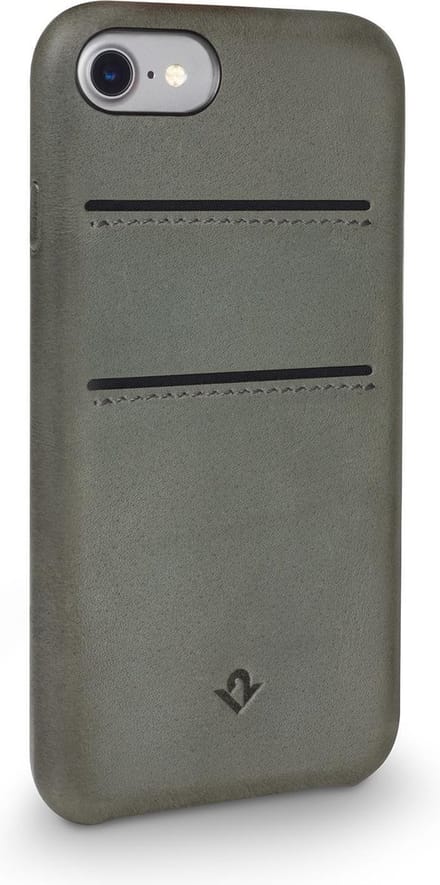 Twelve south, Hoesje geschikt voor iPhone 7 / 8 - Relaxed Leather Leer, Groen