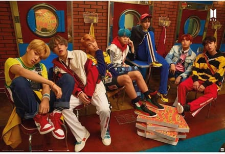 BTS Pizza Poster 91.5x61cm