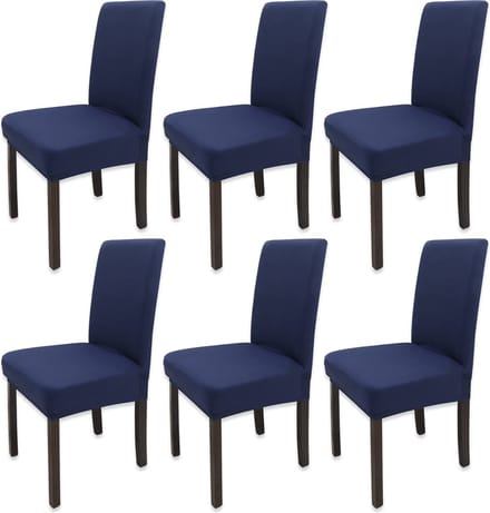Goodivery ® Moderne en Elastische Stoelhoezen voor Diverse Gelegenheden, Set van 6 Stuks