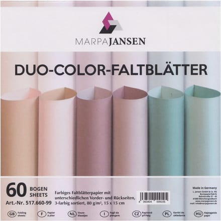 Vouwblaadjes "Duo-Color", poedertinten
