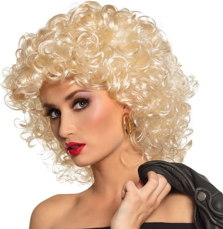 Boland - Pruik Sandy Blond - Krullen - Halflang - Vrouwen - - 50's - Rock & Roll- Hollywood