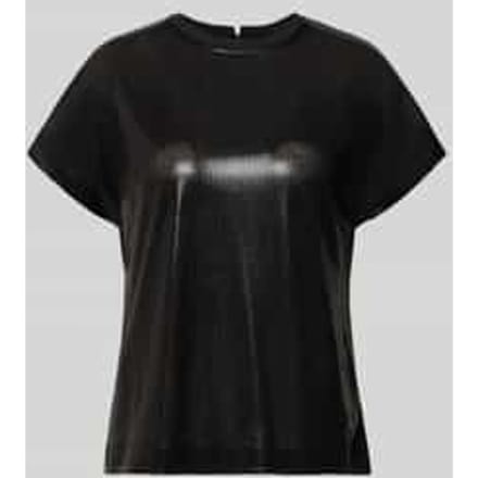 T-shirt in leerlook, model 'Nicola'