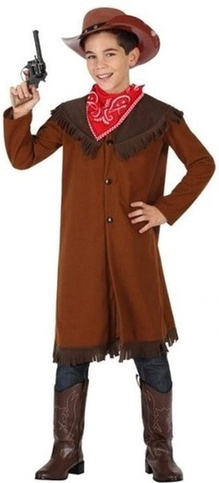 Atosa cowboy kostuum - polyester - voor kinderen - verkleedkleding - verkleden 128
