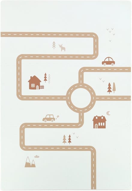 Puck Playmat Road - Sandy Brown