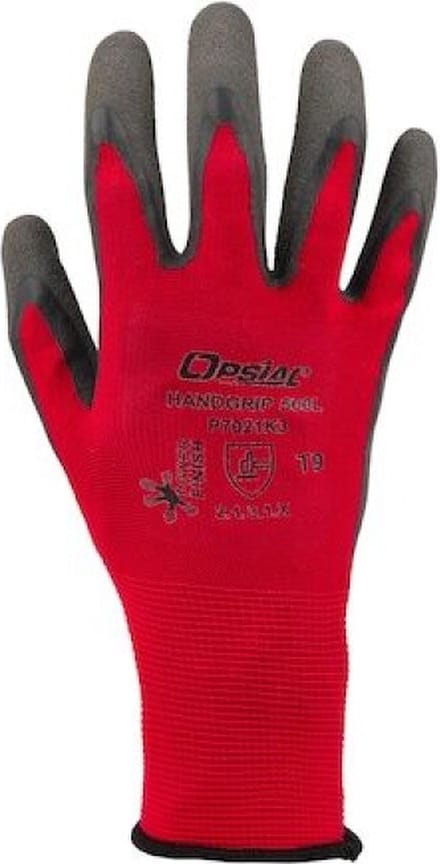 Opsial werkhandschoenen - Handgrip 500L - latex - maat 9