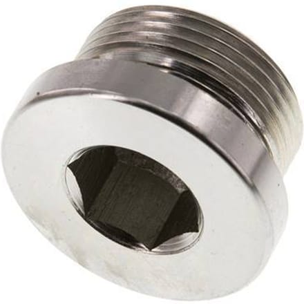 Plug M33 X 2 Staal NBR met binnenzeskant 400bar (5620.0psi)