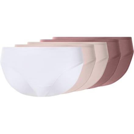 esmara Set van 5 dames onderbroeken (roze/wit, XS (32/34))