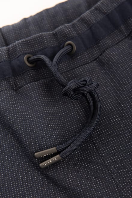 Bugatti Herren Sweatbroek met tweekleurige structuur