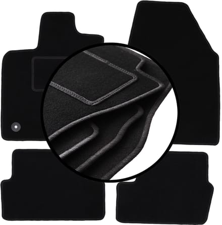 Complete set veloursmatten voor: Nissan Qashqai J10 I crossover (2006-2013)