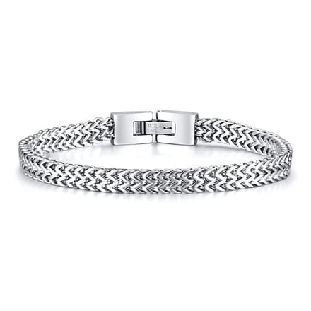 Schakelarmband - Heren - Ketting - Kliksluiting - RVS
